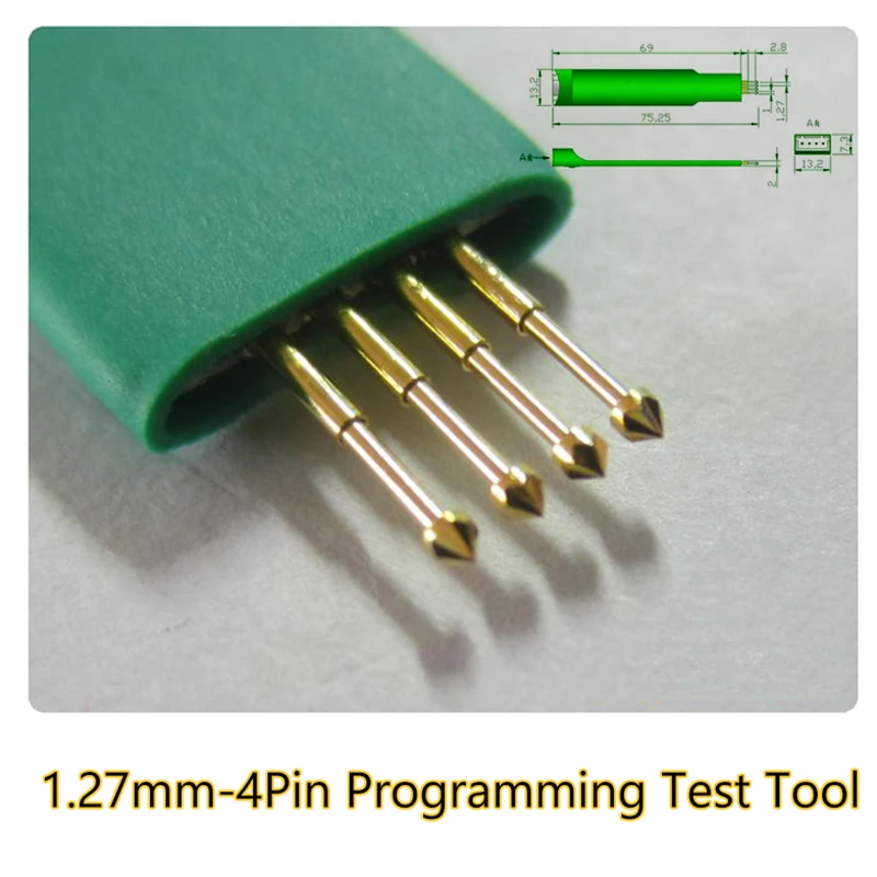 PCBTestFixtureToolTestProbePogoPinPitch4Pin127mmTest