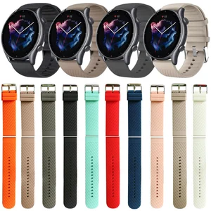 GTR3 Silicone Strap For Amazfit GTR 3 Pro/GTR 4 2 2E Smartwatch 22mm Bracelet For Amazfit Pace/Stratos 2S 3 Correa GTR 47mm Band