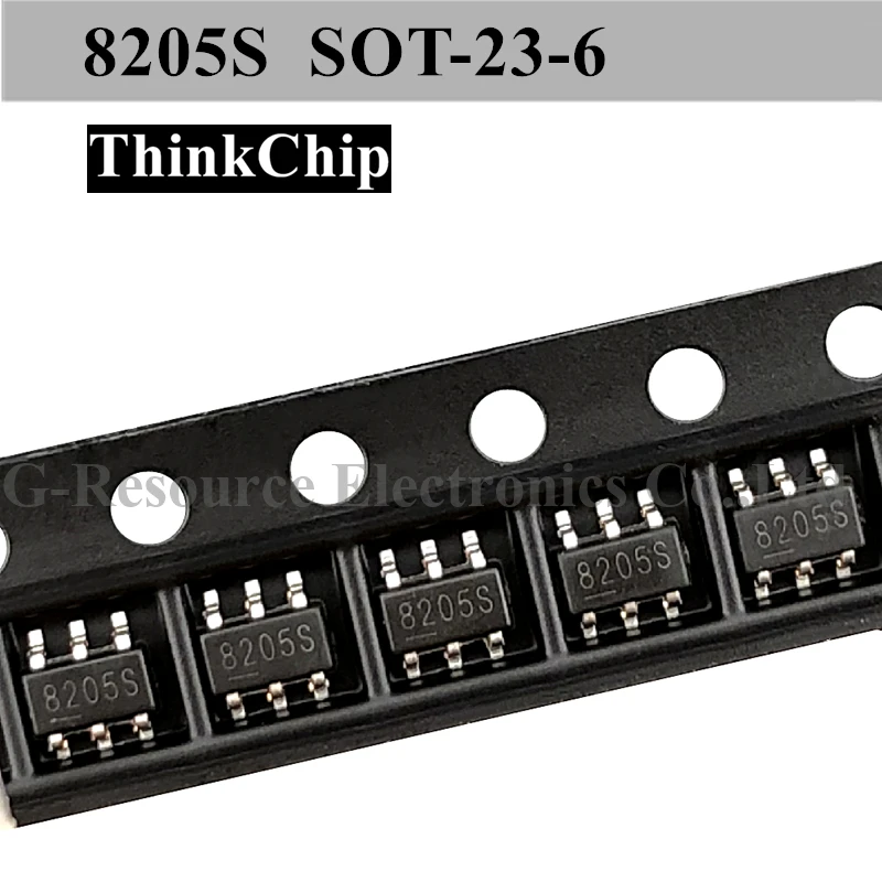 

(20 pcs) 8205S 8205 SOT23 SMD Lithium Battery Protection Chip New original
