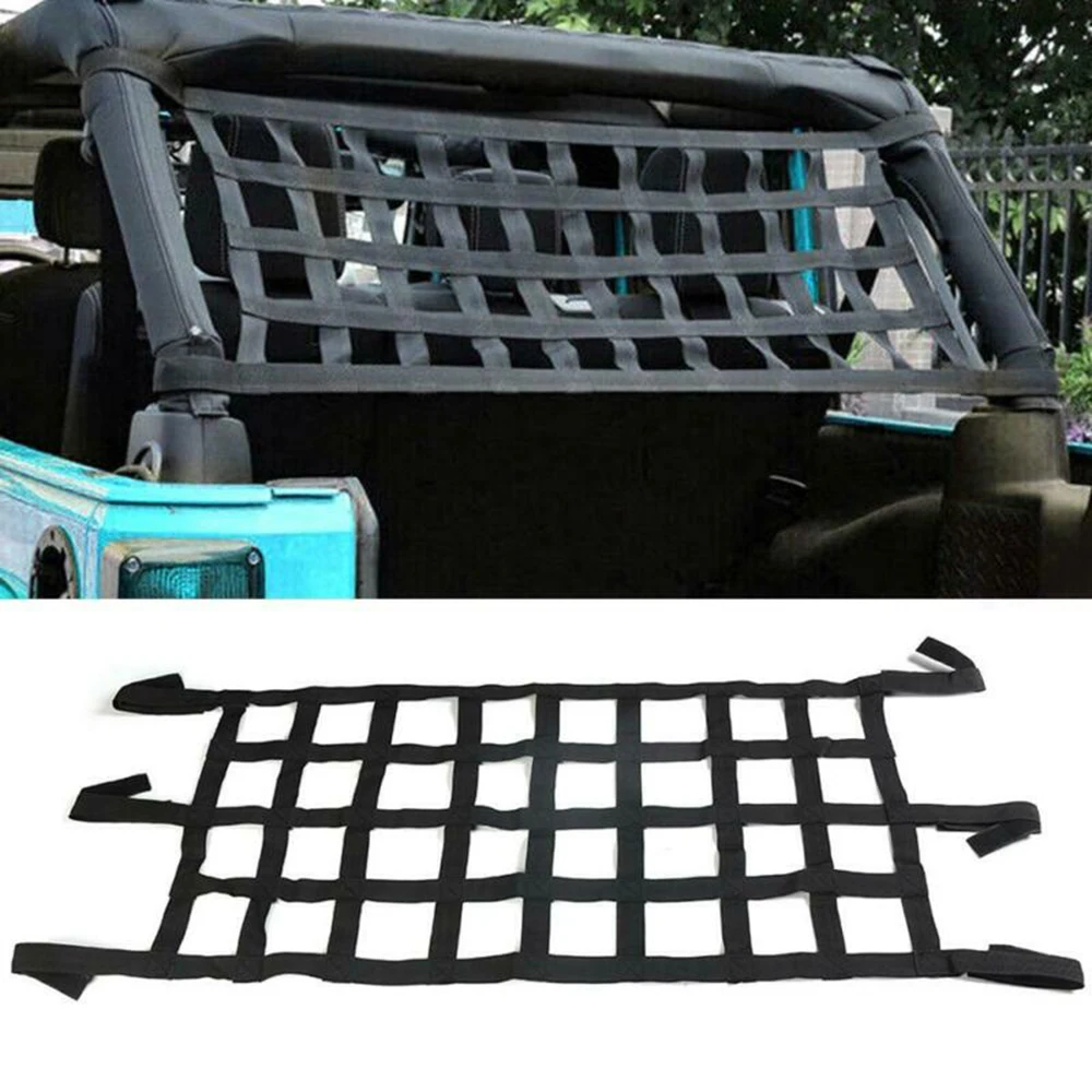 Авто крыша сетка-гамак грузовая сетка для хранения для Jeep Wrangler TJ JK JL 0,35 кг