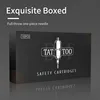 Cartridge Tattoo Needles RL RS RM M1 Disposable Sterilized Safety Tattoo Needle for Cartridge Machines Grips 4