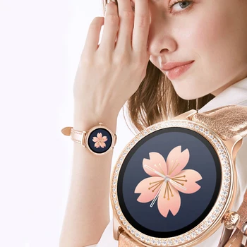 

Luxury Smart Watch Women IP68 Waterproof Heart Rate Health Monitor Physiological Cycle Smartwatch For iOS Android VS B57