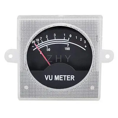 

500uA 700 Ohm Square Full Scale VU Header SoundBox Meter -20 - +3dB