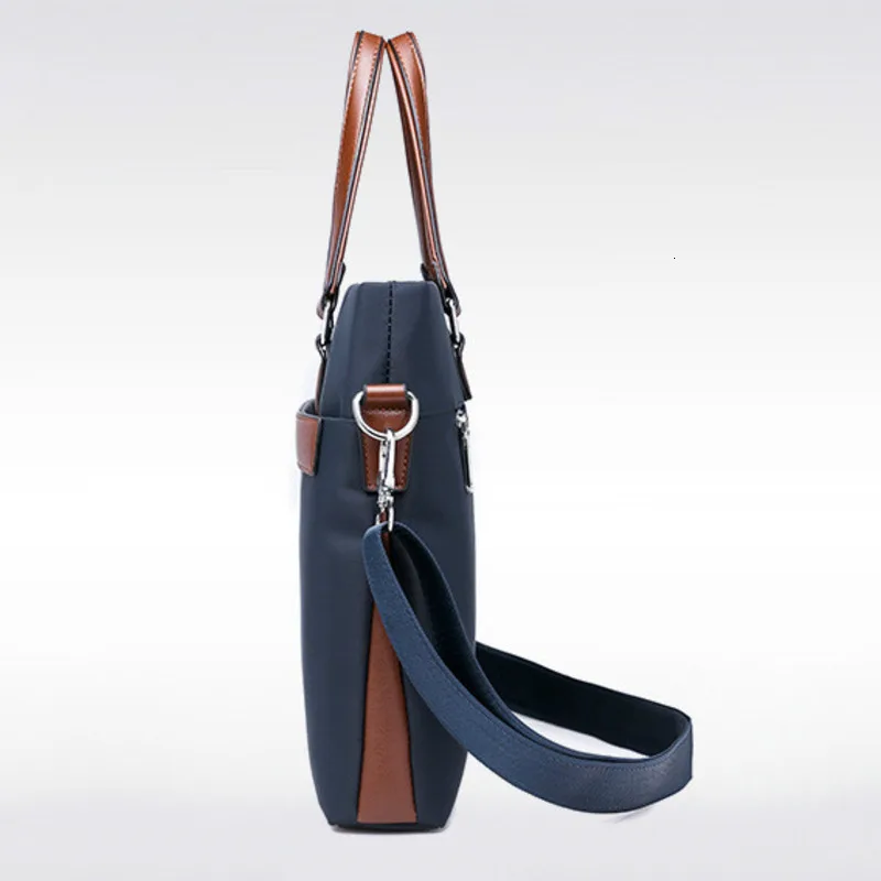 Men Oxford Business Briefcase Office Travel Messenger Large Tote Women Computer Work Bags Business Trip A4 File 14 In Laptop Bag