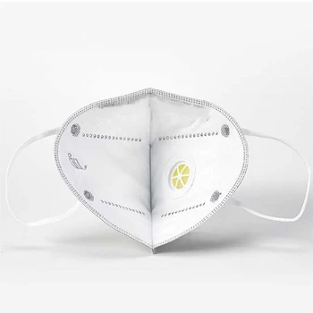 

RePinklax KN95 Mask Adult Vertical Nonwoven Air Valved Anti Dust Mask PM2.5 Respirator Mouth Face Mask Valve Gauze Filter Mask