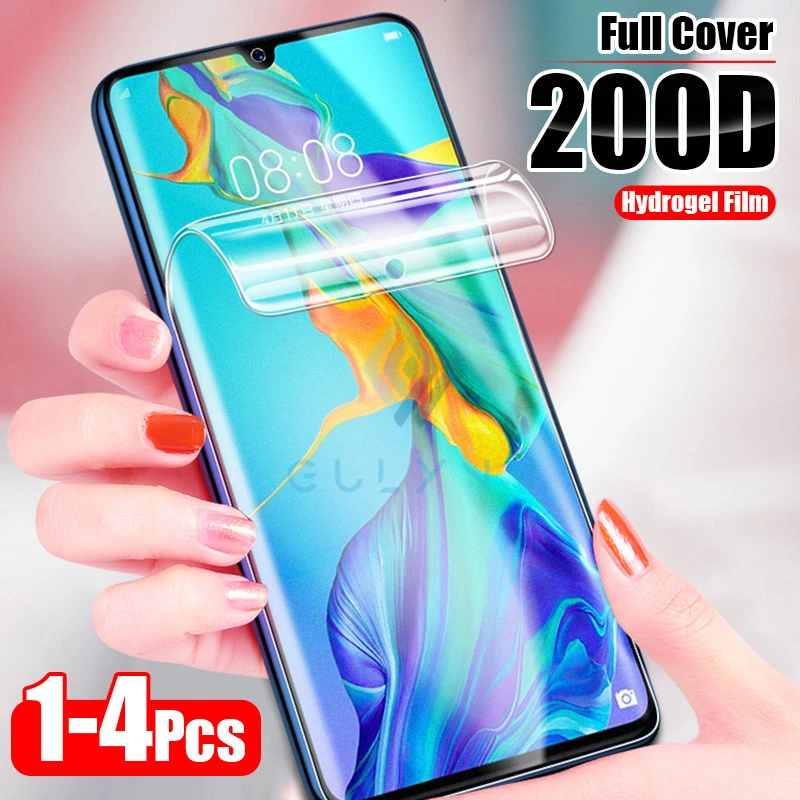 4 шт. мягкая Гидрогелевая пленка для Huawei P20 Lite P30 40 Pro Nova 5 5i 5T 6 на Mate 20 30 Защитная