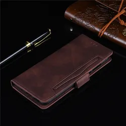 Leather Wallet Flip Case for Realme 16 Pro 5G (Brown)