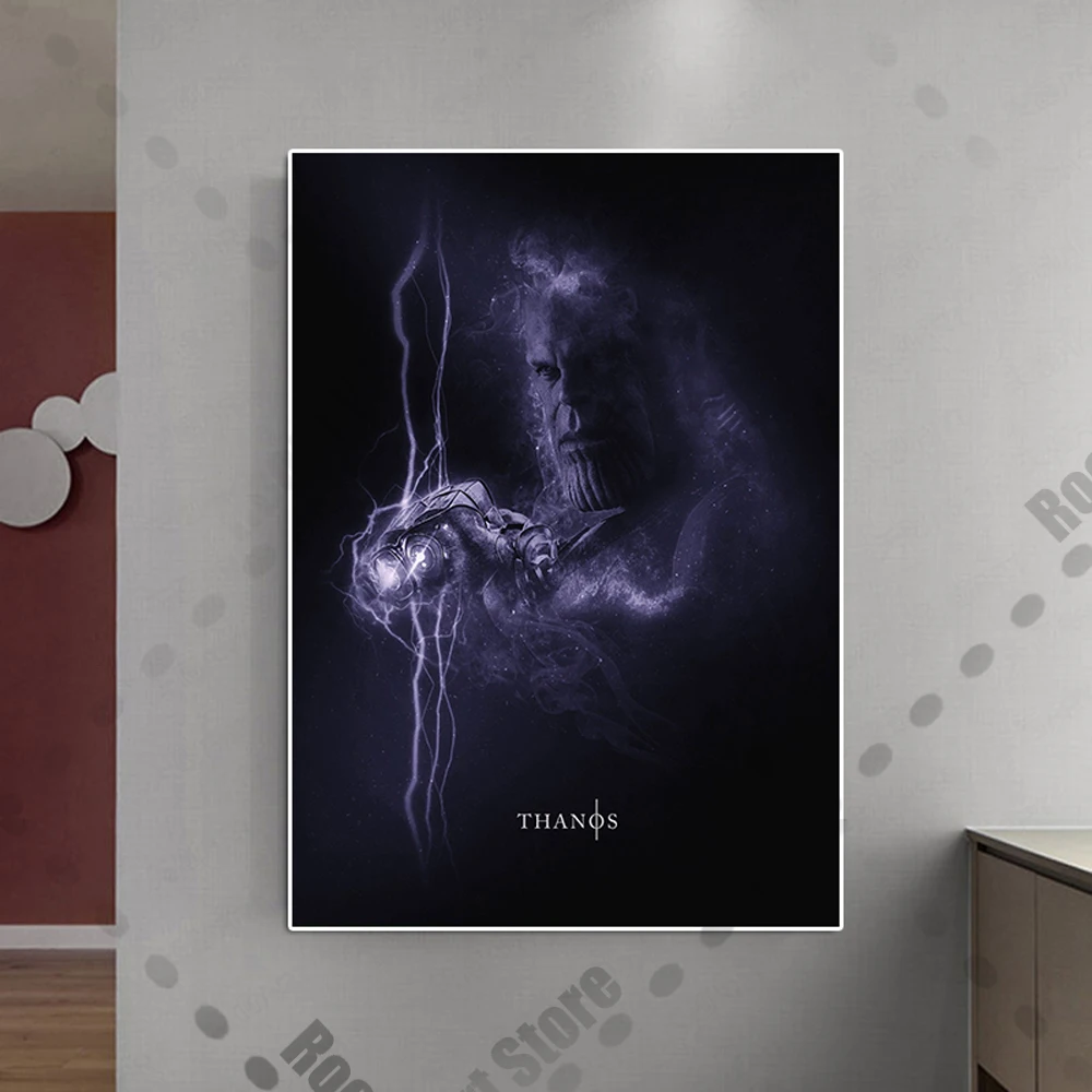 Marvel Superhero Character Spiderman Canvas Painting Avengers Movie Poster And Print Thor Hulk Wall Art Living Room Home Decor