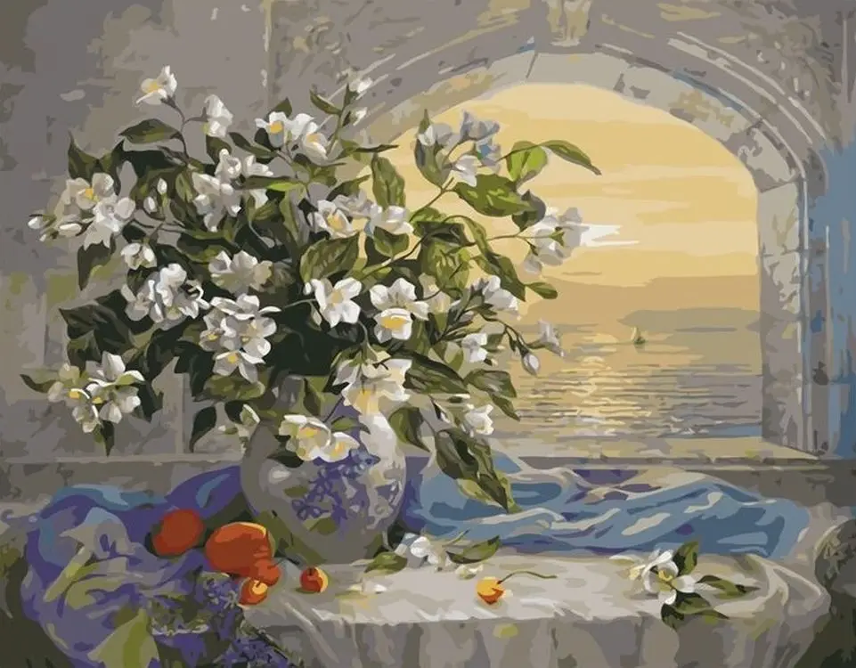 Картины По Номерам Купить Окно