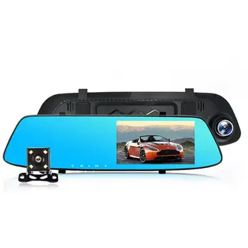 

HiMISS Front And Rear Double/Single 5 Inch Button Operation HD 1080P Reversing Image Starlight Night Vision Driving Recorder