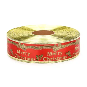 

2019 91m Merry Christmas Satin Ribbon DIY Gifts Wrapping Wedding Party Decorations Can decorate the mini top hats