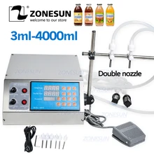 Electric Digital Control Pump Liquid Filling Machine 0.5-4000ml for liquid,perfume,water,juice,essential oil with 2 heads Electric Digital Control Pump Liquid Filling Machine 0.5-4000ml for liquid,perfume,water,juice,essential oil with 2 heads