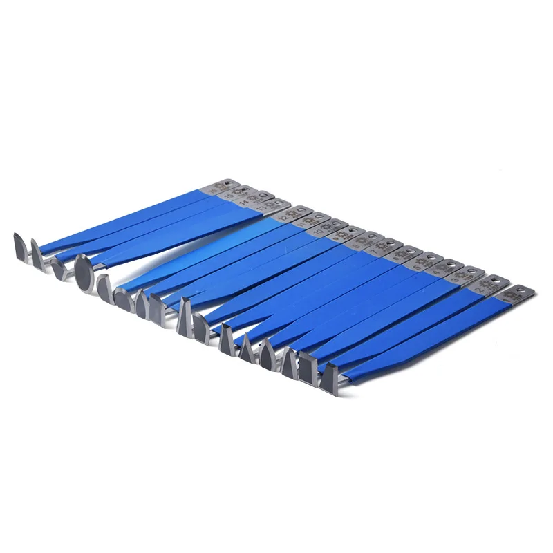 

Shuiliuxing Steel Knife Tool Tungsten Steel Blade Sheath Tool Billet Tool Tungsten Steel Trimming Tool 16 Cutter Head Full Set