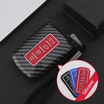 

ABS Carbon fiber Car Remote Key Cover Case For Toyota Camry Corolla RAV4 Avalon Land Cruiser Remote Fob Keyless Protect Shell