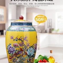 Цзиндэчжэнь керамика ручной работы Китай ремесло принадлежности для хранения свежая ваза украшения традиционное ремесло эмаль цвет резервуар для хранения 10