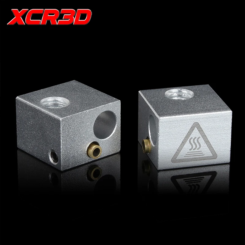 XCR 3D Printer Parts E3D V5 Heater Block Aluminum Heating Silicone Sock Heatbreak For J-head Hotend Extruder Printing | Компьютеры и