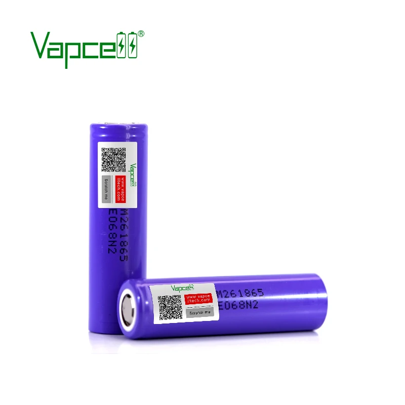 Vapcell оригинальный никогда не поддельный аккумулятор 18650 2600 mAh 10A 3 7 V литий-ионный M26