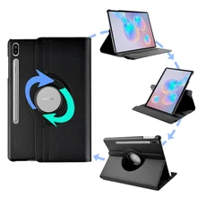 Чехол для планшета для samsung Galaxy Tab S6 10,5 из искусственной кожи вращающийся чехол для samsung Galaxy Tab S6 SM-T860 SM-T865 funda
