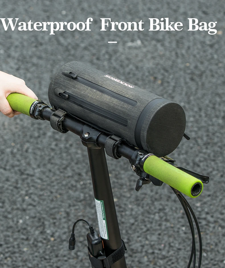 ROCKBROS велосипедная сумка на руль передняя труба велосипедная корзина водонепроницаемая велосипедная сумка большой емкости рюкзак для велосипеда аксессуары