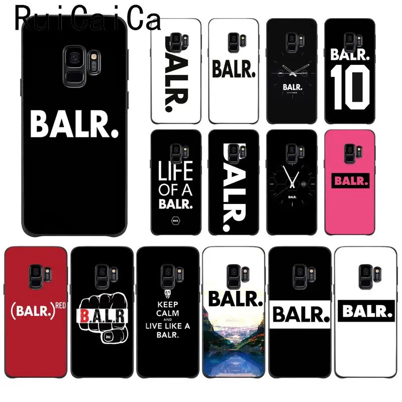 

Ruicaica Cool balr log Coque Shell Phone Case Cover for Samsung Galaxy S8 S7 edge S6 edge plus S10 S9plus
