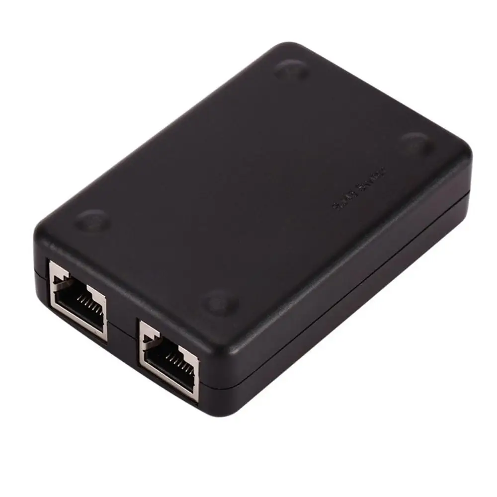 2 порта сетевой коммутатор LAN CAT селектор мини интернет внутренний RJ45 2M Sharer| |