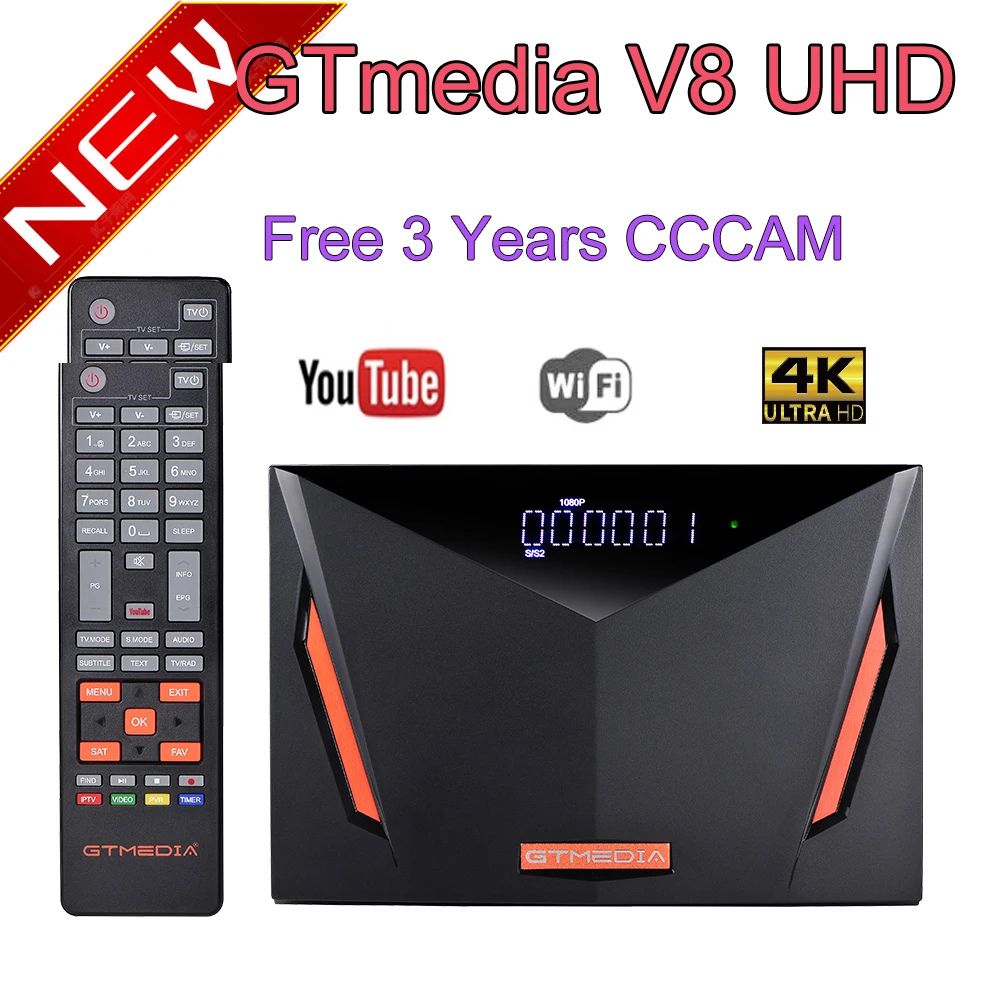 Gtmedia V8 UHD DVB S2/S2X DVB T2 DVB C ATSC C ISDBT Встроенный Wi Fi Спутниковый тв приемник VS V8X V8 NOVA pro2 gt медиа V7S|Спутниковое ТВ| | АлиЭкспресс