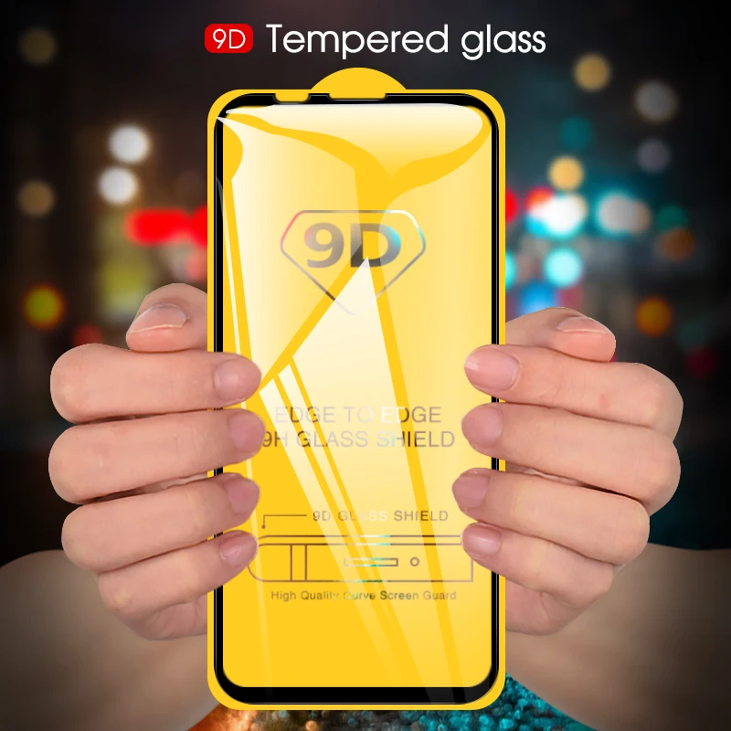 

9D Full Cover Tempered Glass For Honor 9X Pro 8S 8X 10 9 Lite Front Film Glass For Huawei P Smart Z Plus 2019 Y9 Y5 Prime 2019