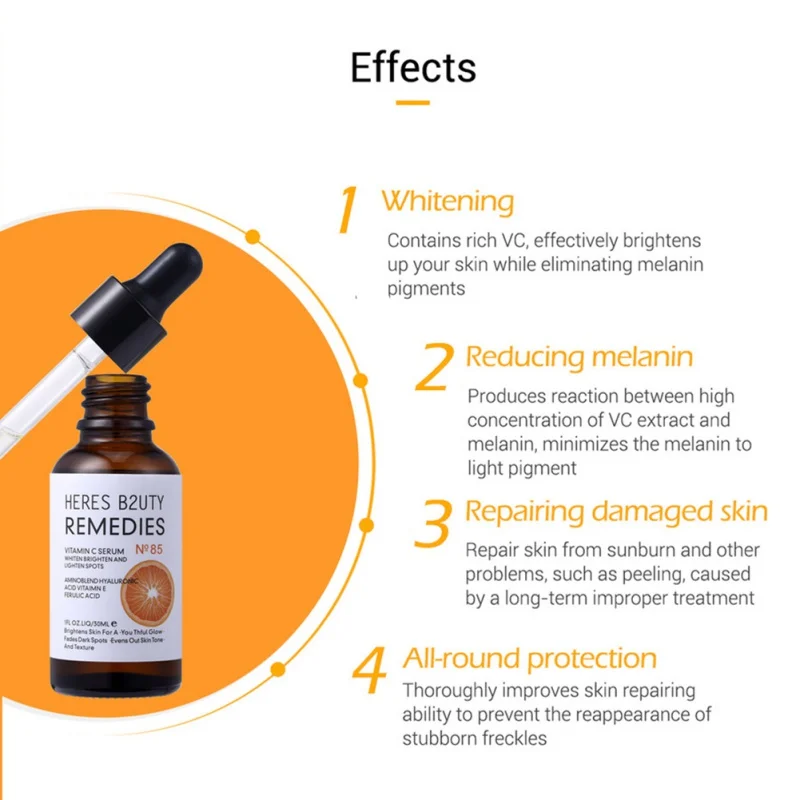 100% Pure Vitamin C + Hyaluronic Acid Smoothing Face Serum Anti-wrinkle Vc Face Whitening Essential Oil 100% Pure Vitamin C + Hyaluronic Acid Smoothing Face Serum Anti-wrinkle Vc Face Whitening Essential Oil