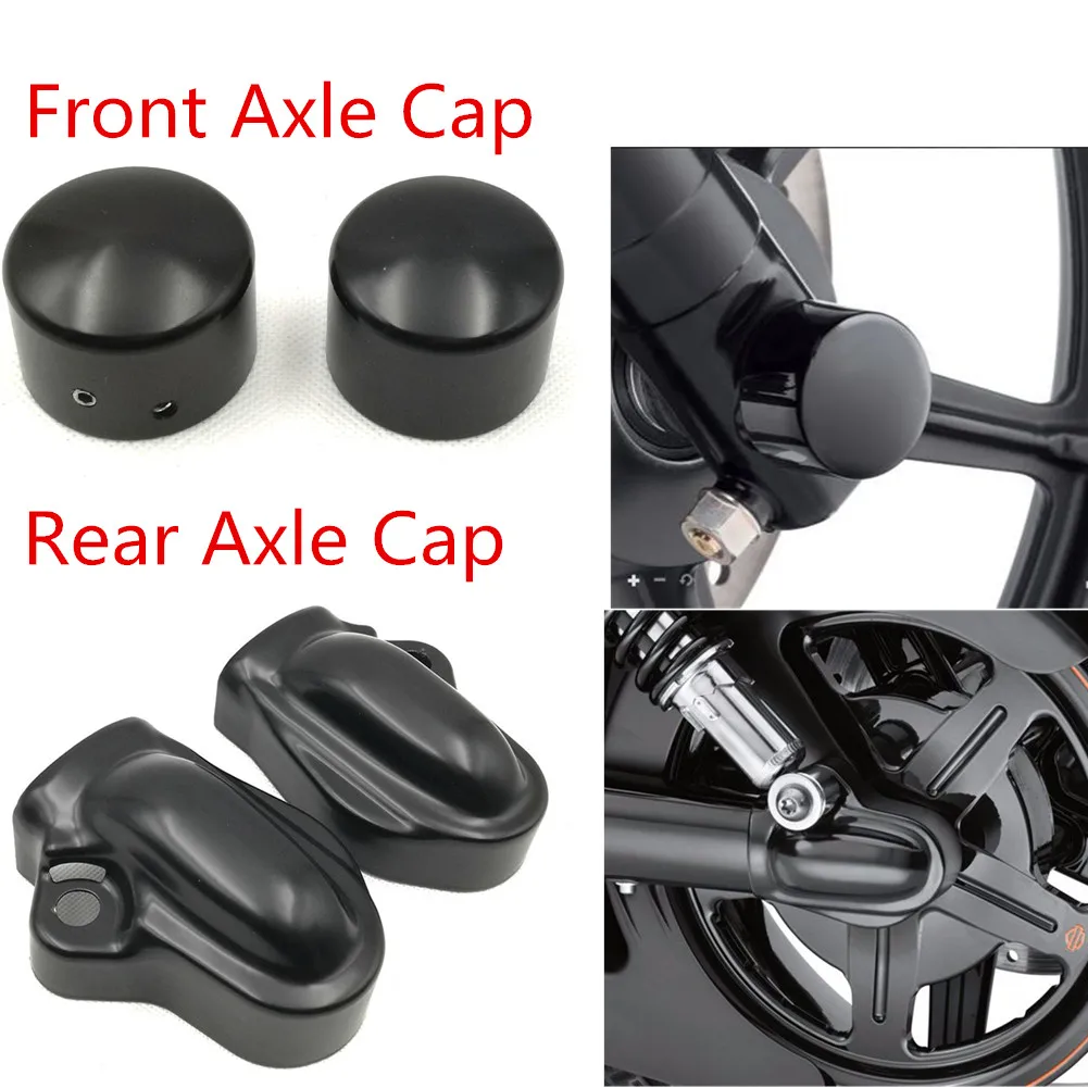 

Front Axle Nut Rear Axle Covers Wheel Shaft Cap Protector Guard For 2002-2017 Harley Night Rod Special VRSCDX VRSCF VRSCAW