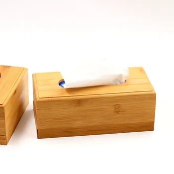 

Nordic Modern Bamboo Tissue Box Wooden Creative Flip Kitchen Napkin Holder Box Paper Extraction Box Home Decor Gift Ideas FH082