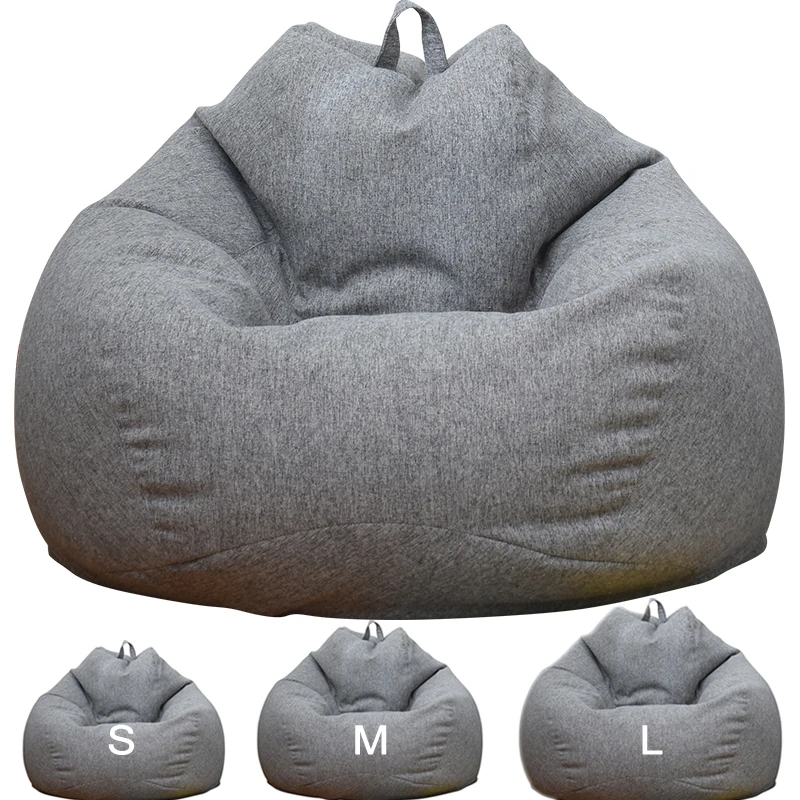 Чехол для стула Lazy Bean Bag без наполнителя детский диван кемпинга вечеринки пуф