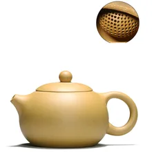  Yixing tea pot purple clay Xishi teapot beauty kettle Raw ore Handmade Tea set authentic Tie Guanyin Puer 188 ball hole filter 
