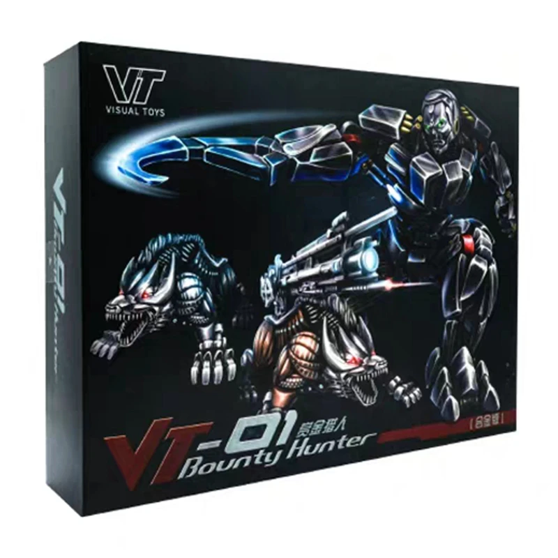 VT-01 VT01 Steeljaw Lockdow трансформация сплав металл KO VS UT R01 фигурка робота визуальная игрушка с двумя собаками - Цвет: with retail box