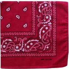 17 Colors Womens Cotton Bandana Headband Men Paisley Hiphop Head Bandanas Scarf  Vintage Hair Accessories for Girls 2020 VERVAE 