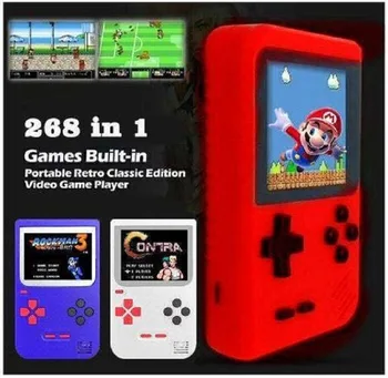 

Retro Mini Handheld Game Machine Built-in 268-Classic Game 2.0 Inch Color Screen Handheld Game Machine