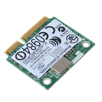 

BCM94322HM8L BCM94322 Dual Band 802.11a/b/g/n DW1510 Mini PCIE WiFi Card Adapter