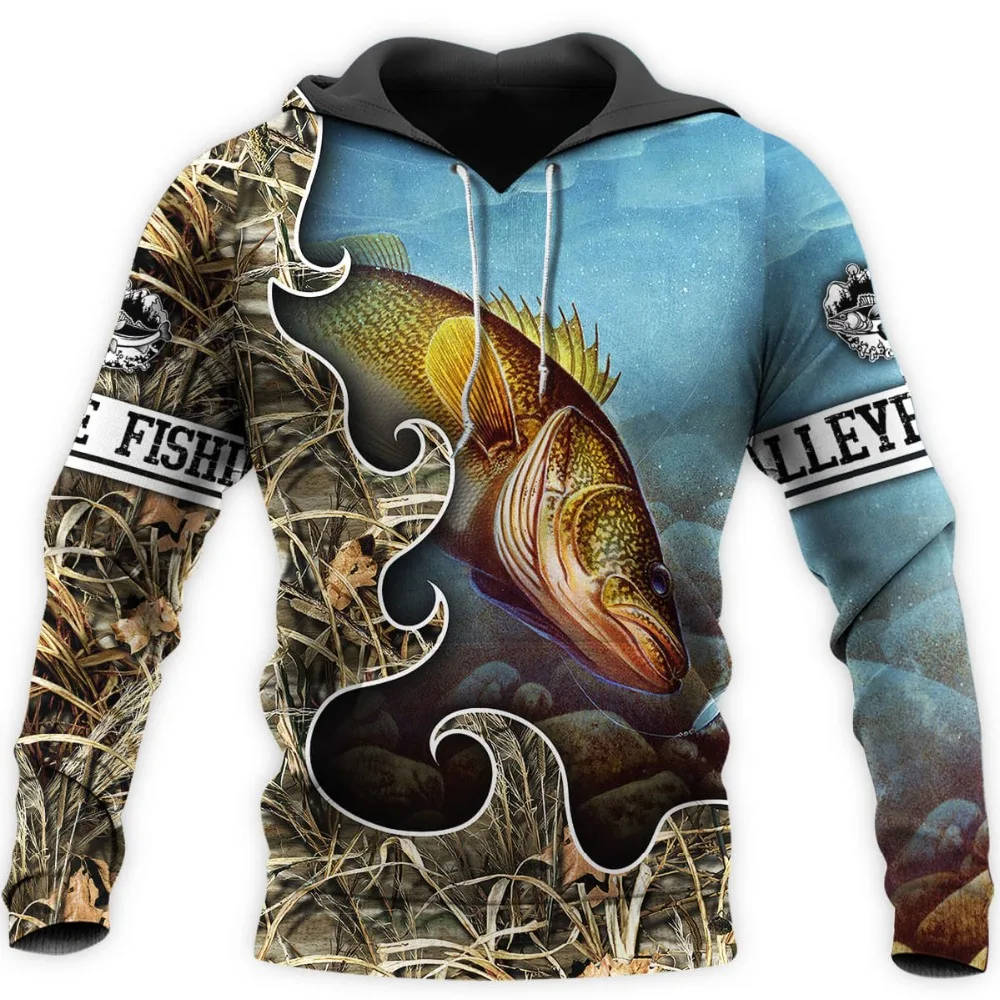 Мужские модные толстовки с капюшоном Love Fishing толстовка 3D принтом повседневная