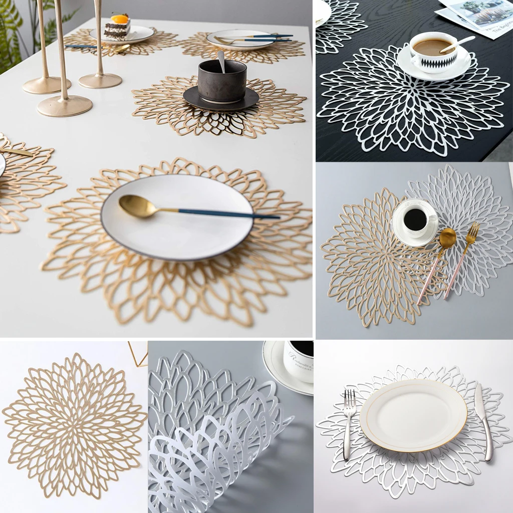 Новинка Лидер продаж полые изоляционные подставки из ПВХ коврики для тарелок