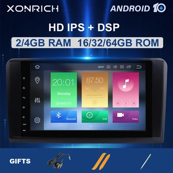 

64G Android 10 Car GPS Multimedia For Mercedes Benz ML GL W164 ML350 ML500 GL320 X164 ML280 GL350 GL450 Radio Stereo Navigation