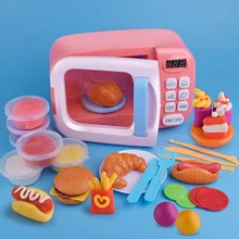 Детская игрушечная микроволновая печь, игрушка для ролевых игр, электрическая бытовая техника, аналоговая игрушечная микроволновка, подарки