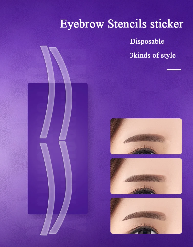 eyebrow stencils stickers 1