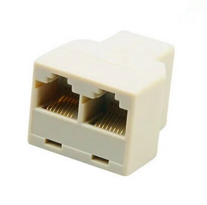 

Network Three-way Tee Computer Cable Seperater Network Interface Cable Seperater One Divided into Two RJ45 Demultiplexer