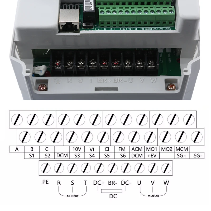 DELIXI E180 Frequency Inverter AC 380V 55kw 50HZ 60HZ 3 phase frequency  converter Drive motor speed VFD Converter for motor - AliExpress