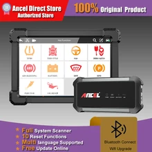 Ancel x7 profissional obd2 scanner bms epb abs redefinição de óleo obd2 ferramentas do carro multilíngue sem fio diagnóstico scanner automático