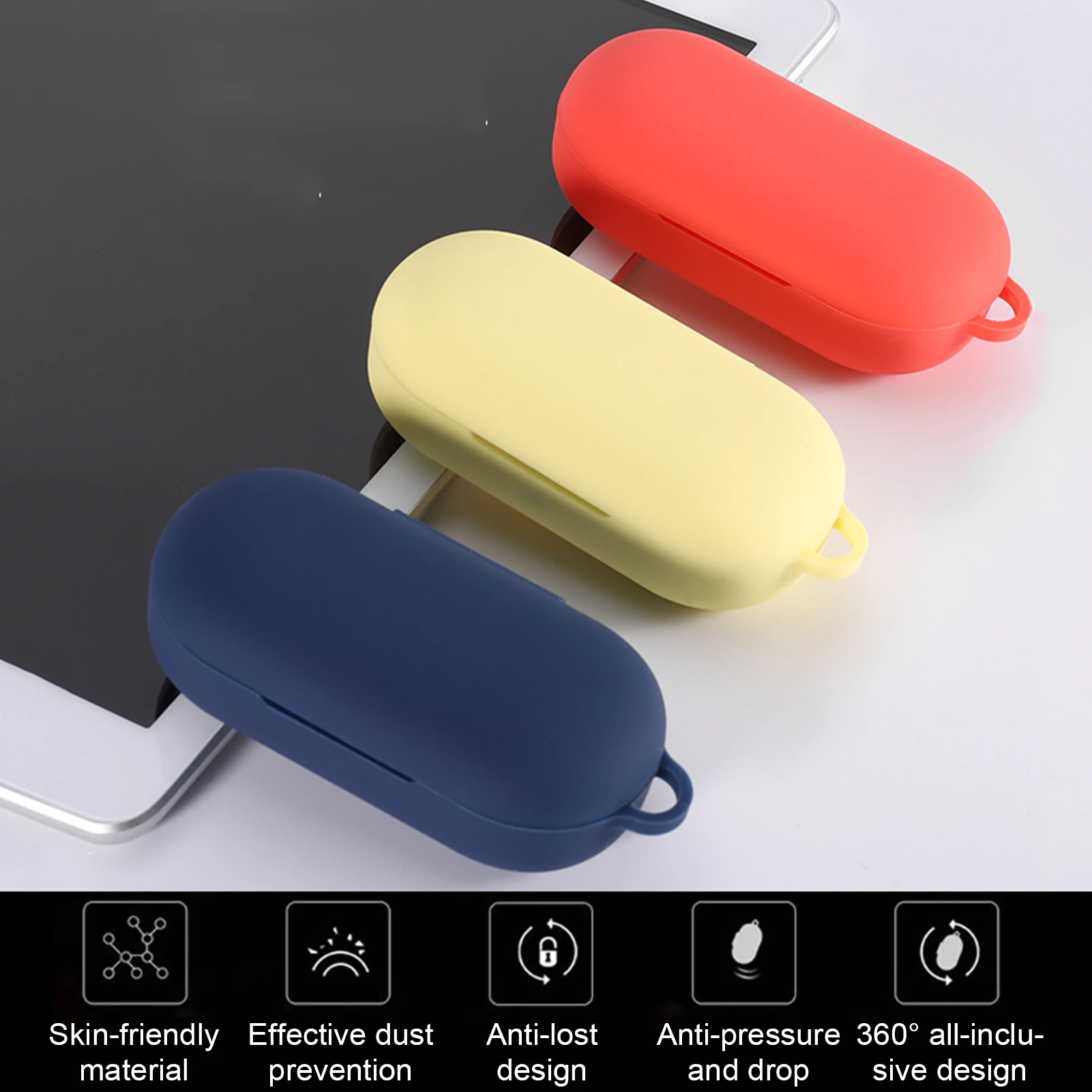 

Earphone Protective Case For Razer Hammerhead Wireless Bluetooth Earbuds Shockproof Dustproof Silicone Cover Shell Accessories