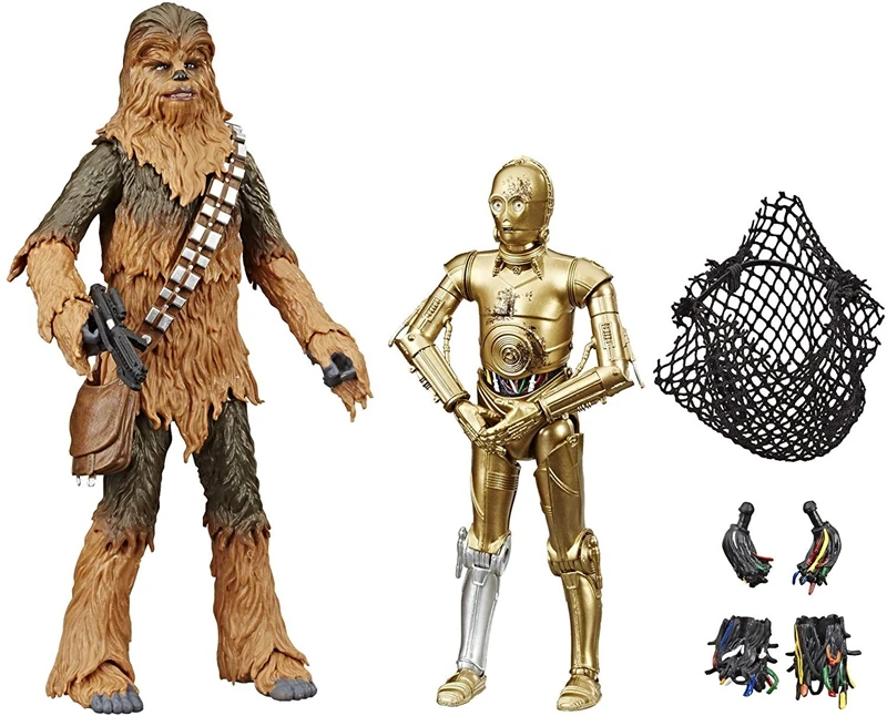 С принтом «Звездные войны» 6-дюймовый Amazon Предложение ограничено по Chubaka C-3PO комплект ПВХ ModelHand игрушки куклы
