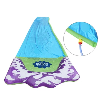 

4.8m Giant Surf Water Slide Fun Lawn Water Slides Pool For Kids Summer PVC Games Center Backyard Outdoor Children Adult Toys