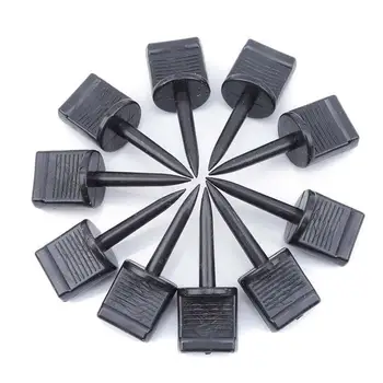 

10PC Plastic Target Nail Pin to Fix Target Papers Archery Accessories Professional Target Nail Pins for Target Paper Black White