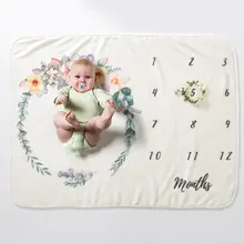 Муслиновое одеяло для новорожденных, детское ежемесячное одеяло, мягкое фланелевое одеяло, хлопок, цветочные крылья, полотенце для пеленания одеяла для младенцев, подгузники