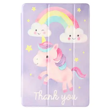 

Painted Unicorn Flower Auto Wake Sleep Smart Cover For Huawei MediaPad M5 Lite 10.1inch Magnetic Slim Leather Stand Cover Case